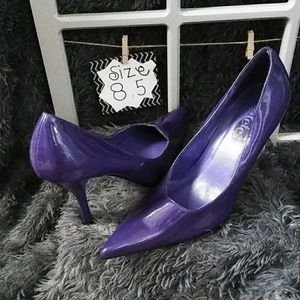 💜purple pointy👠heels💜